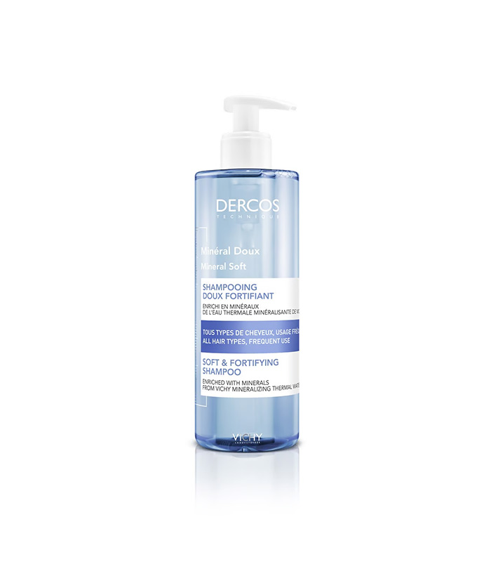 Dercos Mineral Soft Fortifying Shampoo 400ml